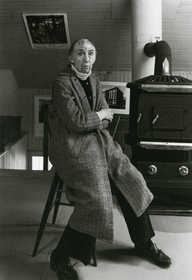 john loengard_berenice abbott, Maine, 1981_p328