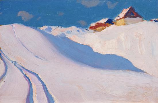 clarence gagnon_ferme sur la colline, charlevoix, 1922