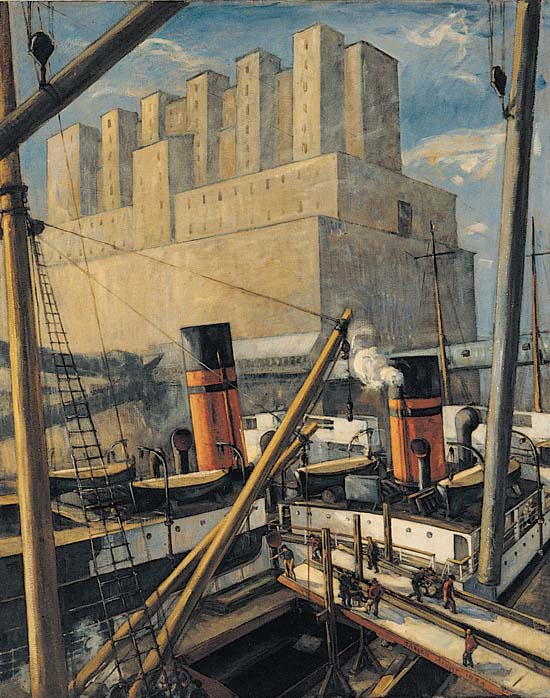 adrien-hebert_port-de-montreal_1924
